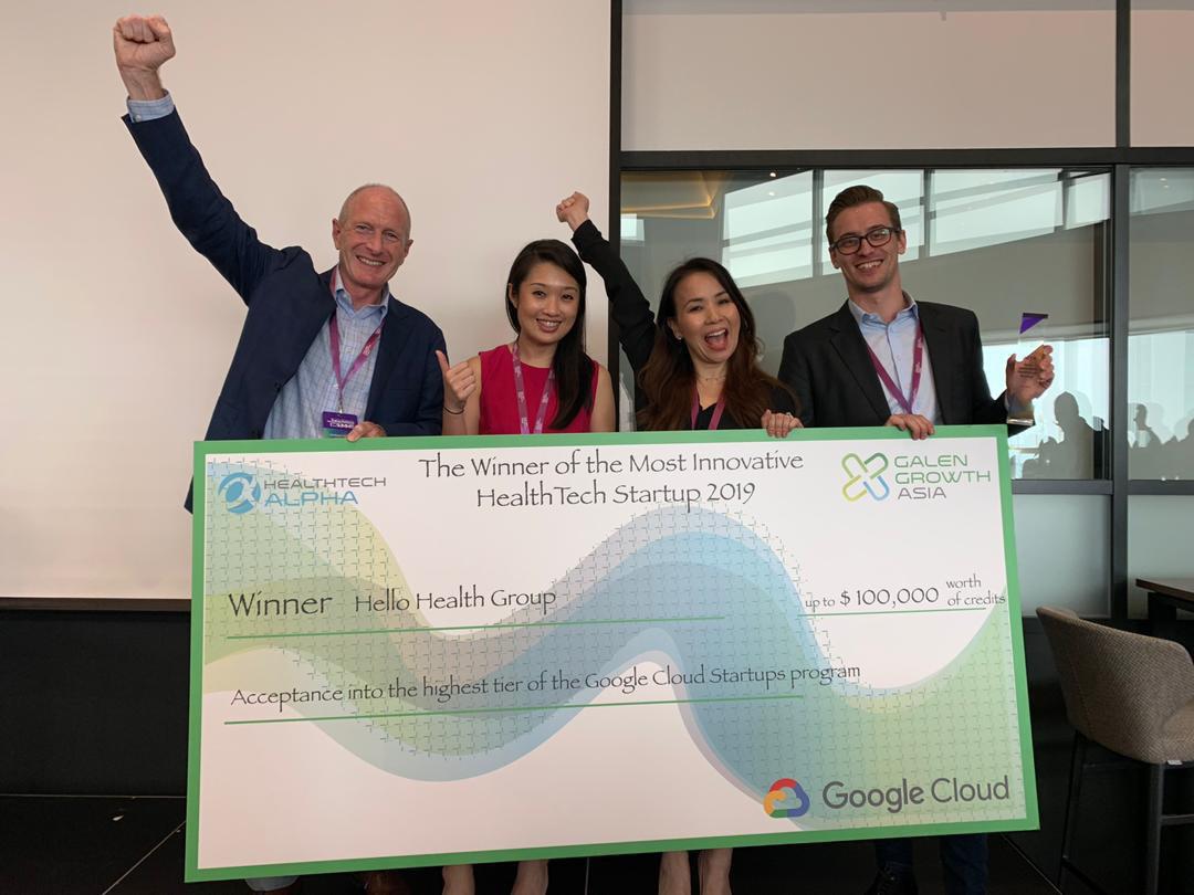 ទីបំផុត Hello Health Group ជែង​ជើង​ខ្លាំងជាង៦០ លើកពានដ៏ធំ ទ្វីបអាស៊ី Most Innovative HealthTech Startup in Asia ហើយ!