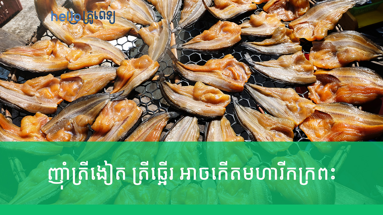 ញ៉ាំត្រីងៀត ត្រីឆ្អើរ អាចកើតមហារីកក្រពះដោយមិនដឹងខ្លួន (វីដេអូ)