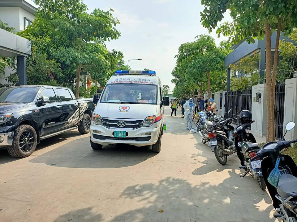 ស្ត្រីម្នាក់ពាក់ព័ន្ធតារាចម្រៀង សួស វីហ្សា នៅបុរី ជីប ម៉ុង សង្កាត់ច្រាំងចំរេះ ឆ្លងកូវីដ ១៩